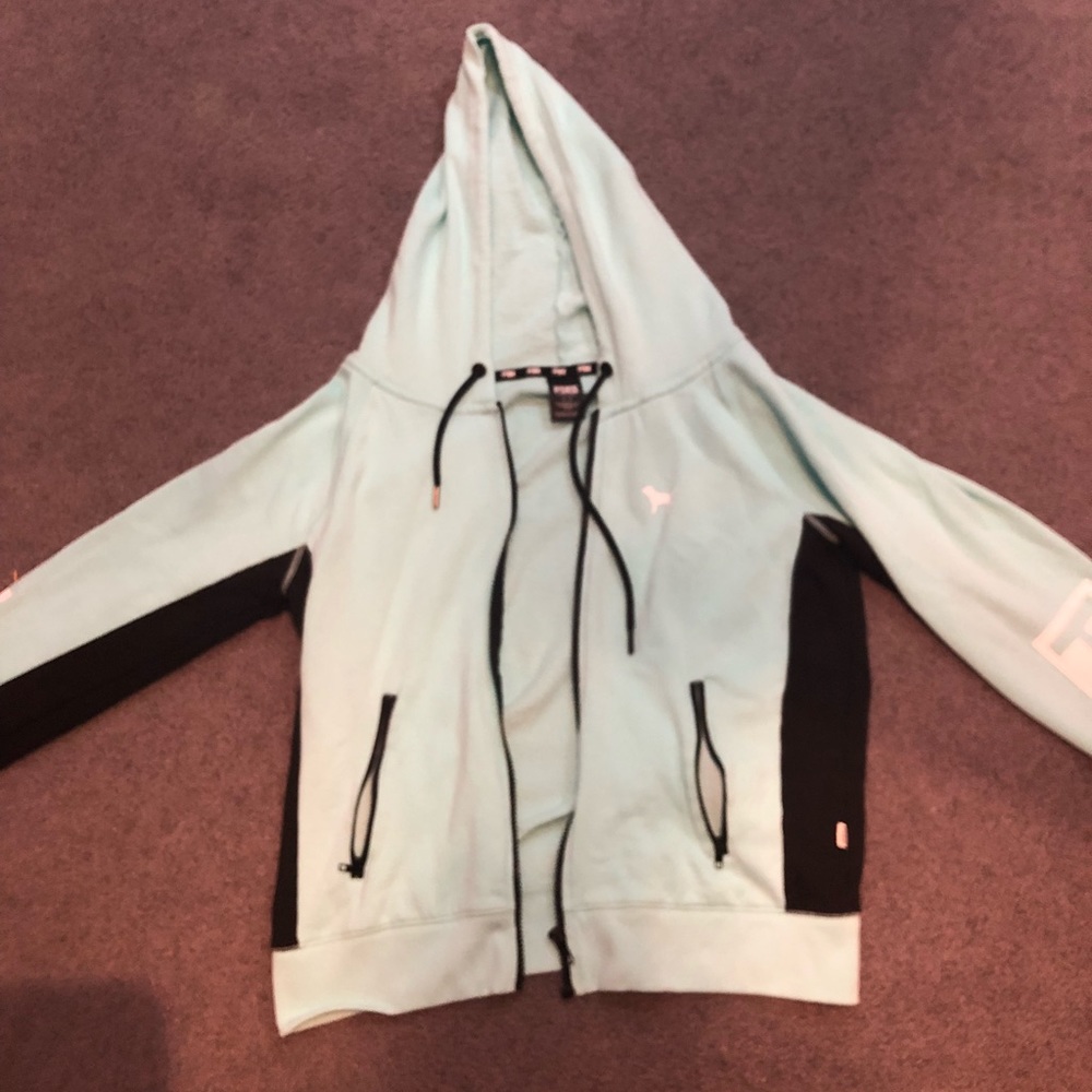 Zip up hooded jacket